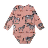 Long-sleeved bodysuit made of cotton (organic)